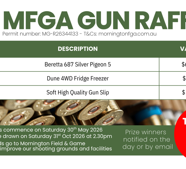 MFGA RAFFLE TICKET