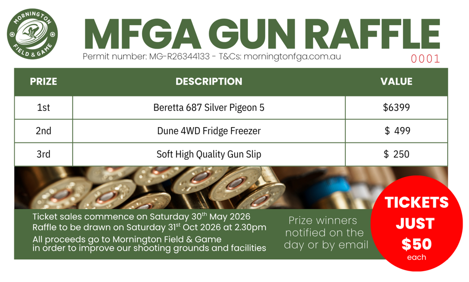 MFGA RAFFLE TICKET